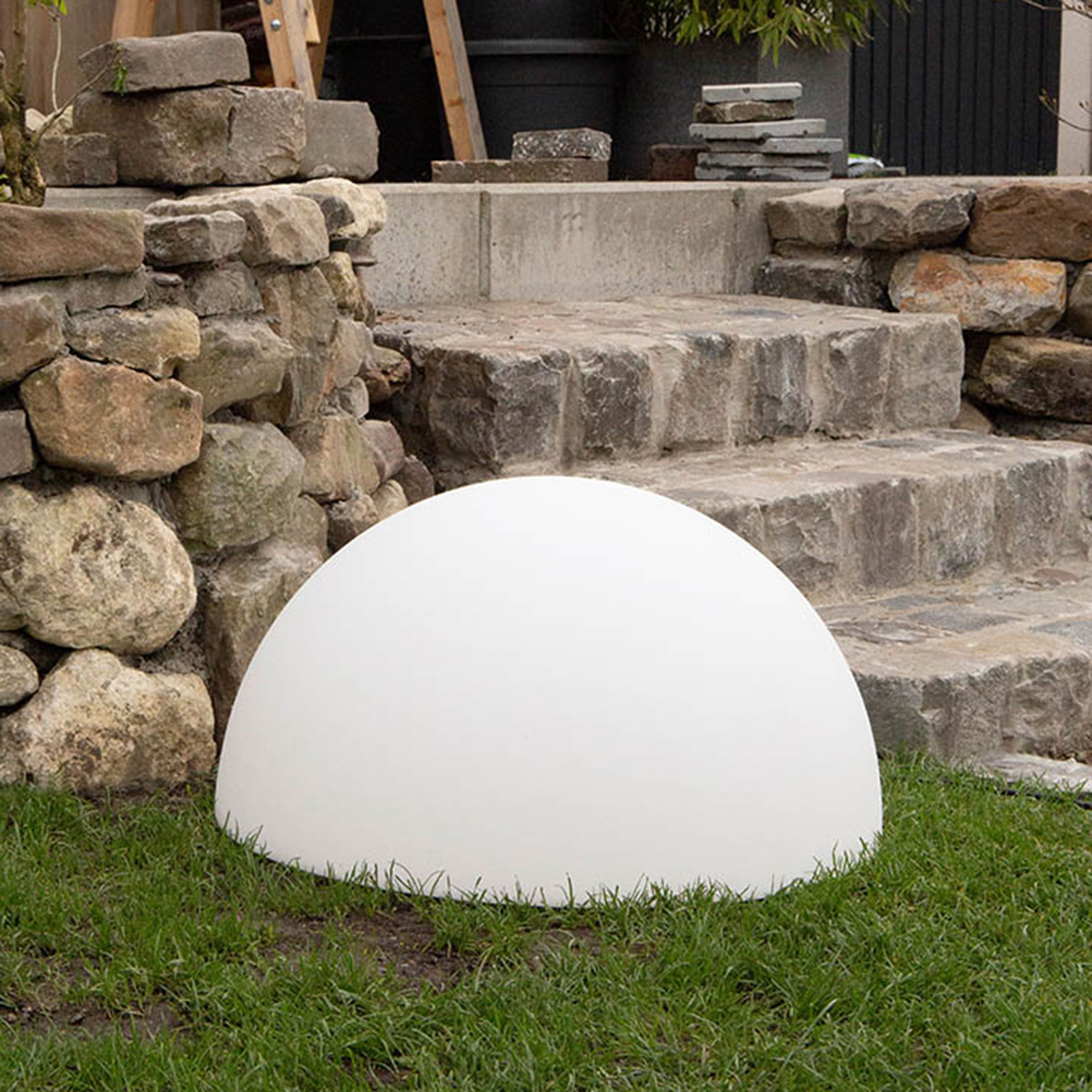 8 seasons design Shining Sunrise Dekoleuchte, 60 cm, weiß