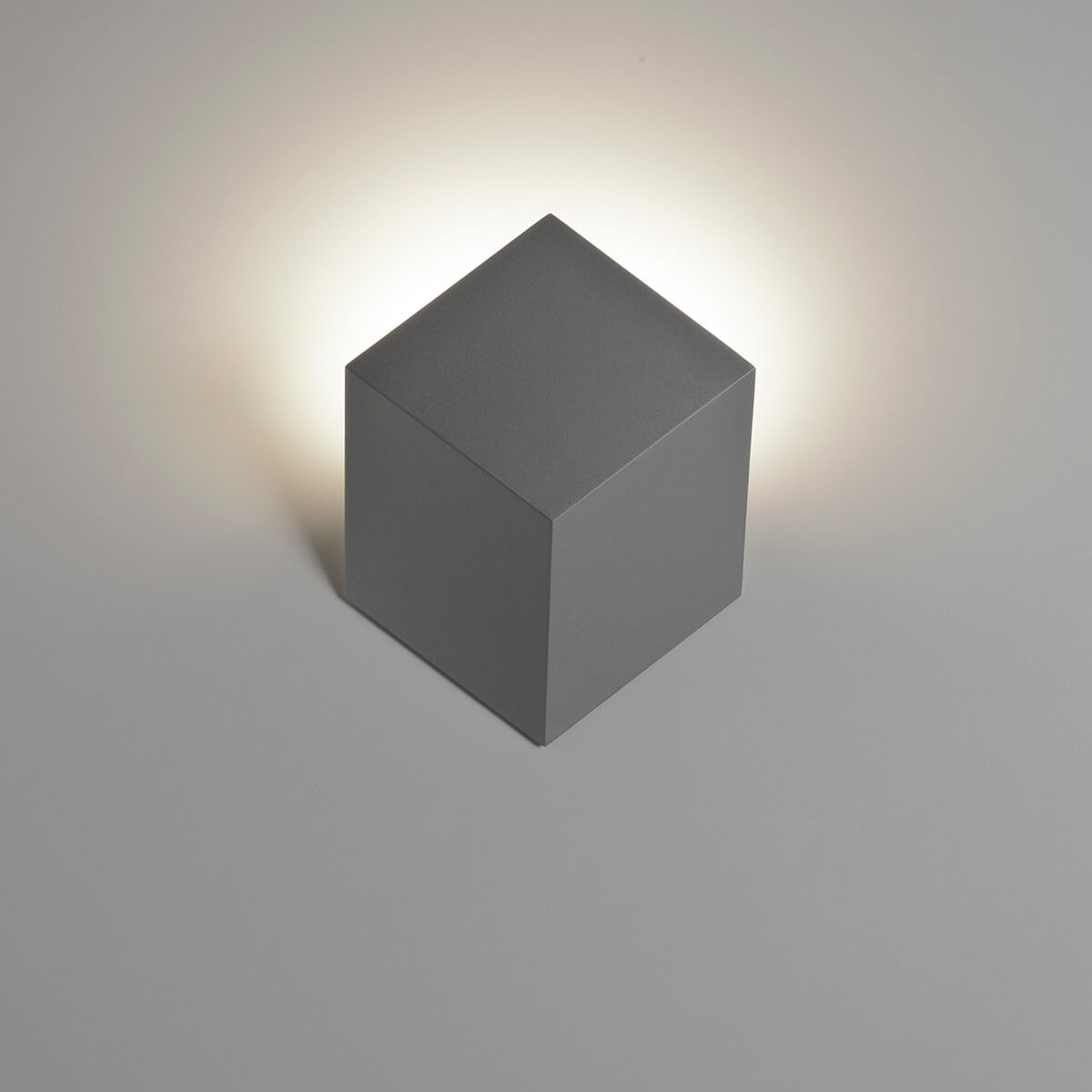 Rotaliana QB W0 LED Wandleuchte, graphit