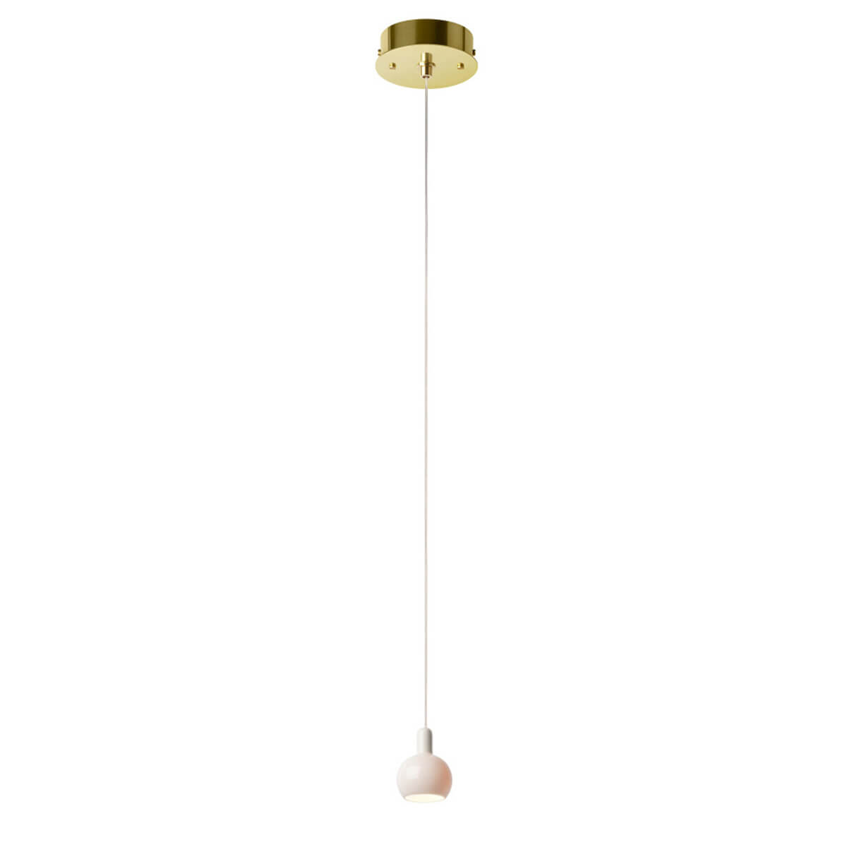 Small Ceramic Light Single Pendant Canopy LED Pendelleuchte