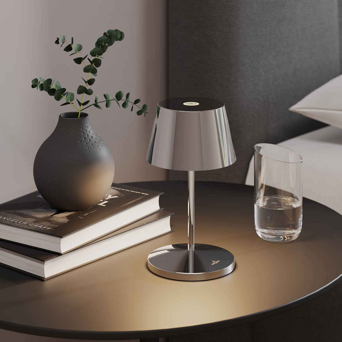 Villeroy & Boch Seoul RC LED Akkuleuchte, Chrom