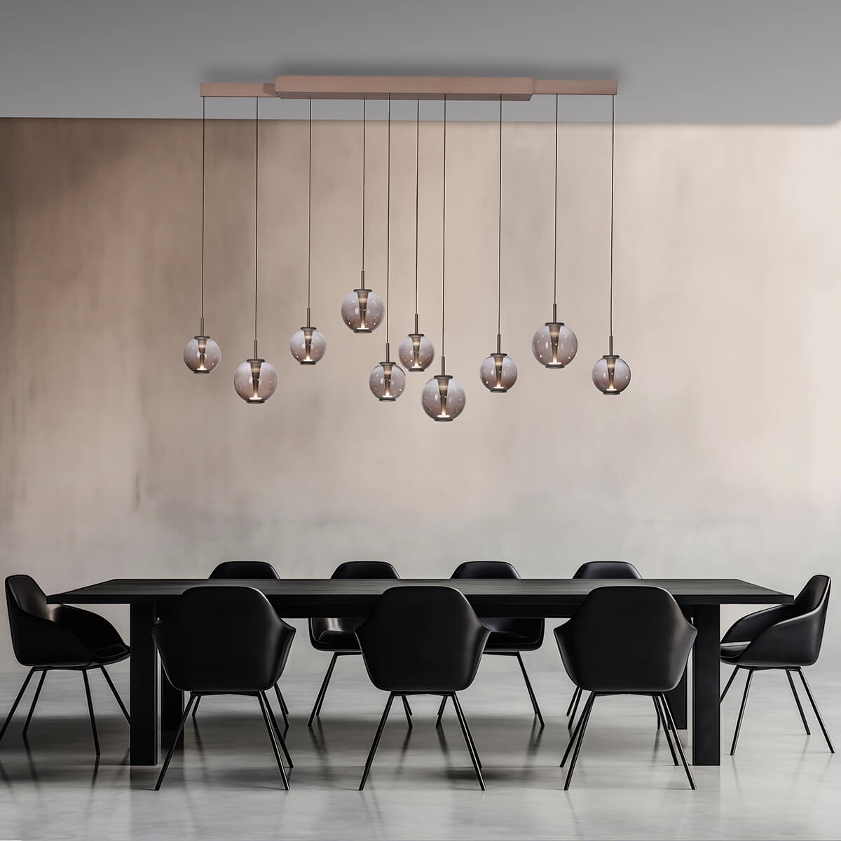 PURE E-Infinity Pendelleuchte mit e-SLIDE und CCT