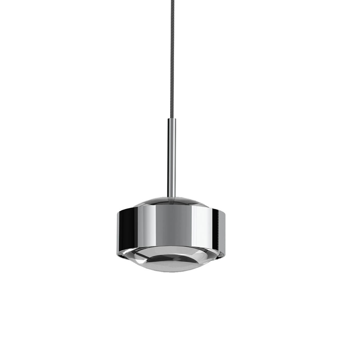 Top Light Puk Maxx Drop Solo LED Pendelleuchte, Gehäuse, Chrom, mit Linse klar (nicht inbegriffen)