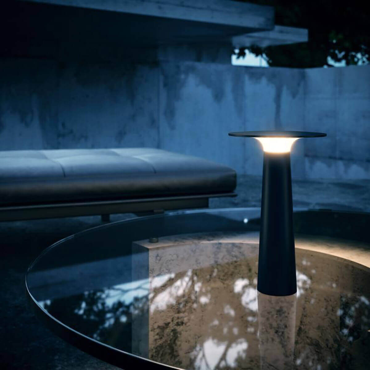 Lix LED Akkuleuchte, Dim-to-Amber, mit Charging Base