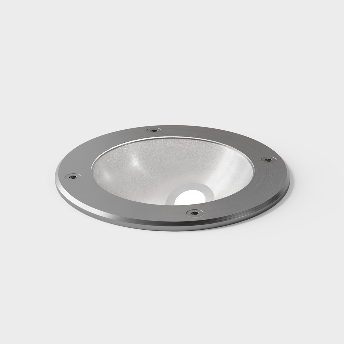 IP44.DE In A LED Bodeneinbauleuchte Connect, Edelstahl, Glas: klar