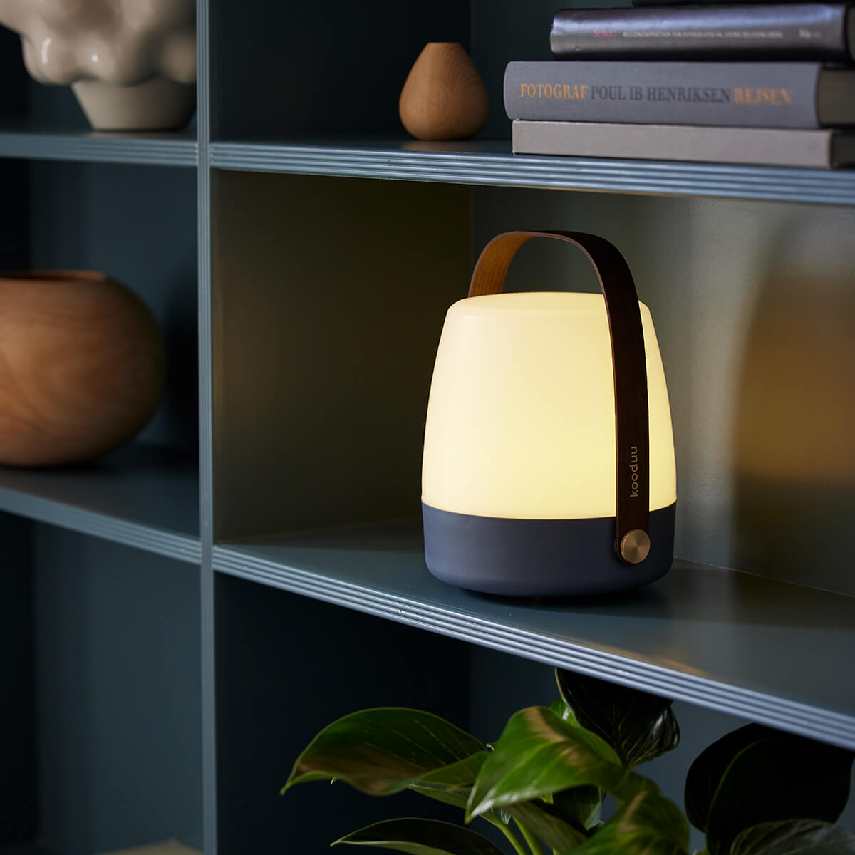 Kooduu Lite-up LED Akkuleuchte, Ocean blue (dunkelblau)