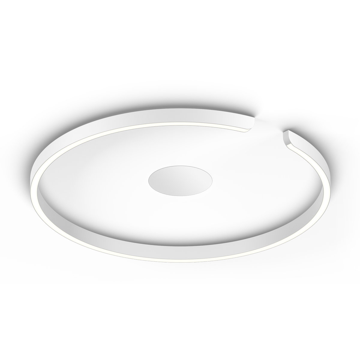 Occhio Mito soffitto 60 flat narrow LED Deckenleuchte, weiß matt