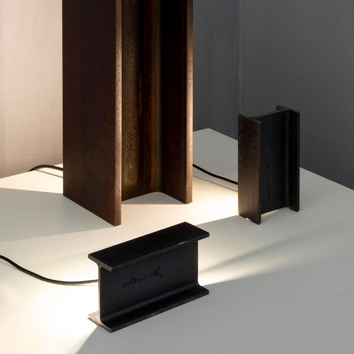 Nemo Mini Mais plus que cela je ne peux pas LED Tavolo, Rohmetall