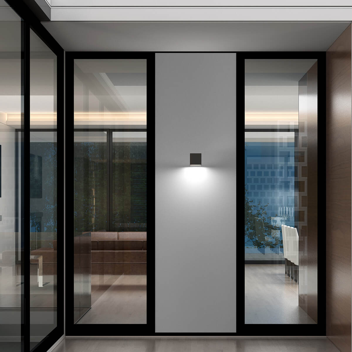 CMD Leuchten 9030 LED Wandleuchte, anhrazit