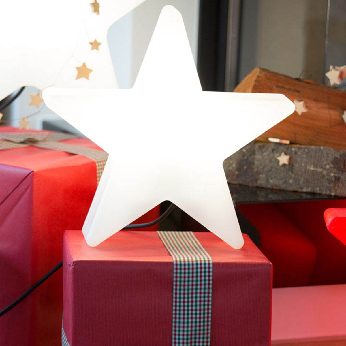 8 seasons design Shining Star Dekoleuchte, weiß