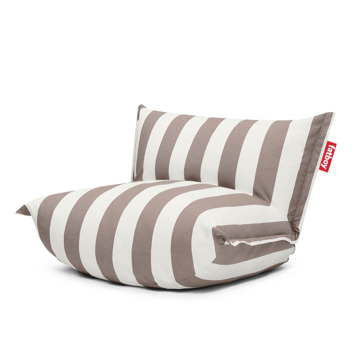 Fatboy The BonBaron Outdoor Sessel, Stripe Cacao (braun-weiß)