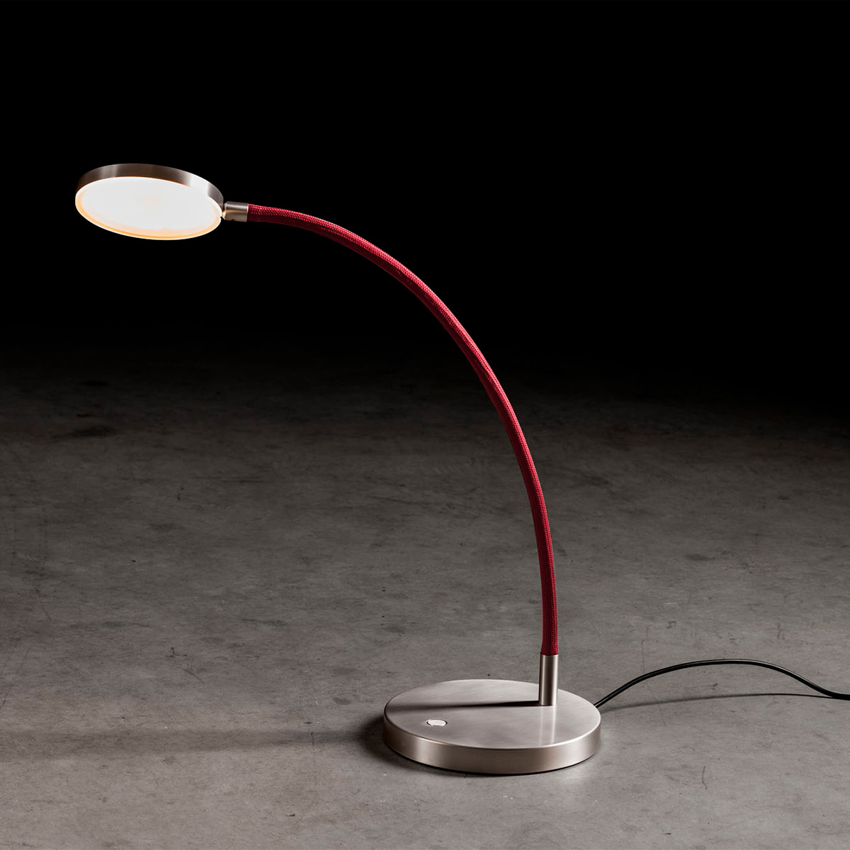 Holtkötter Flex LED Leuchtenserie, Aluminium matt / rot