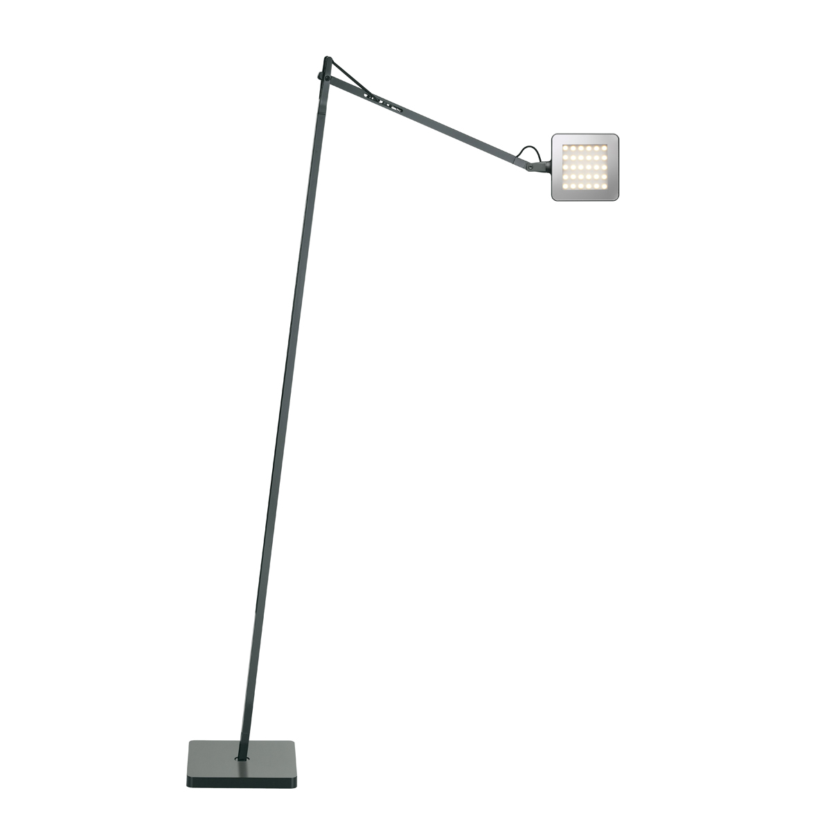 Flos Kelvin LED F Stehleuchte, anthrazitgrau