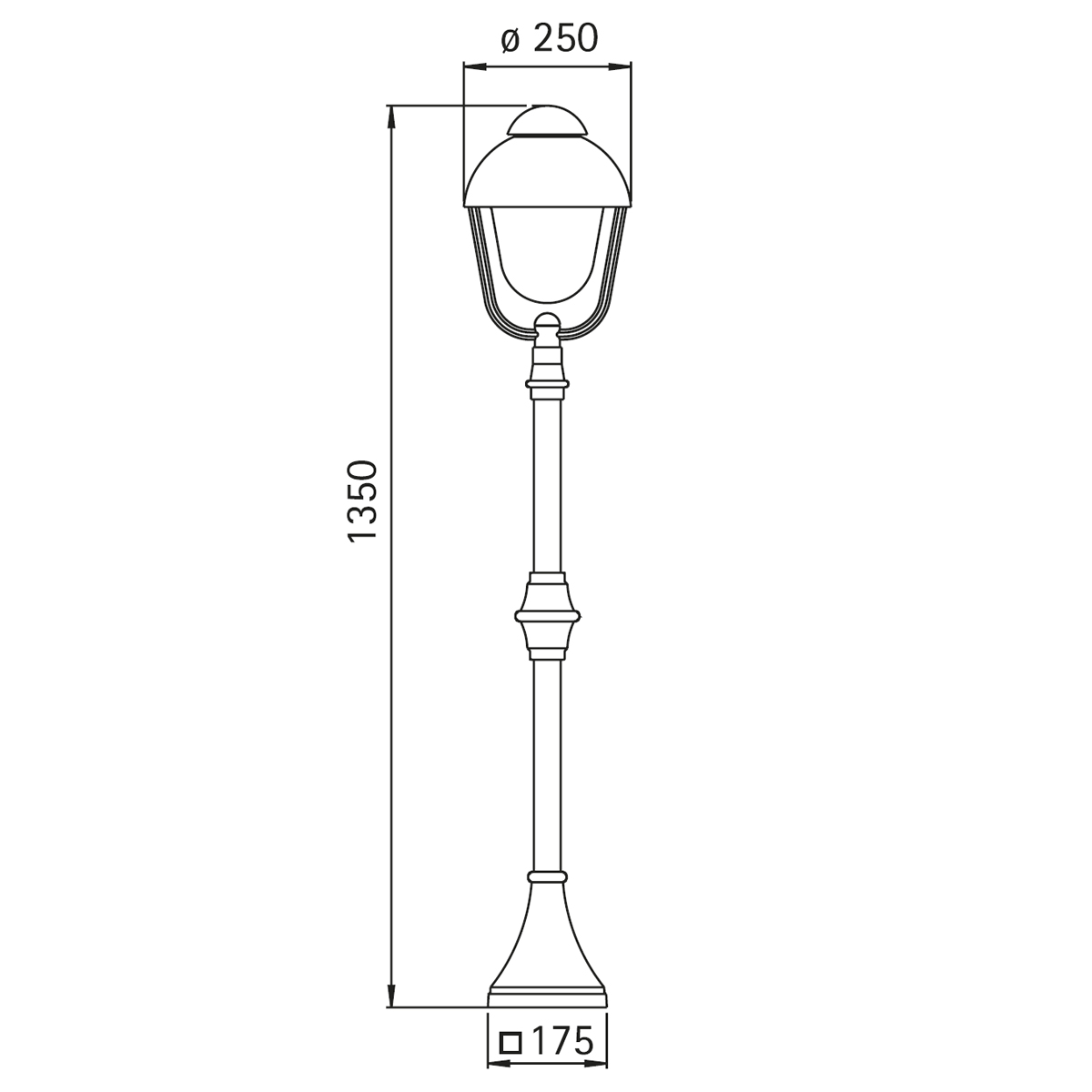 Albert Leuchten 2029 Wegeleuchte