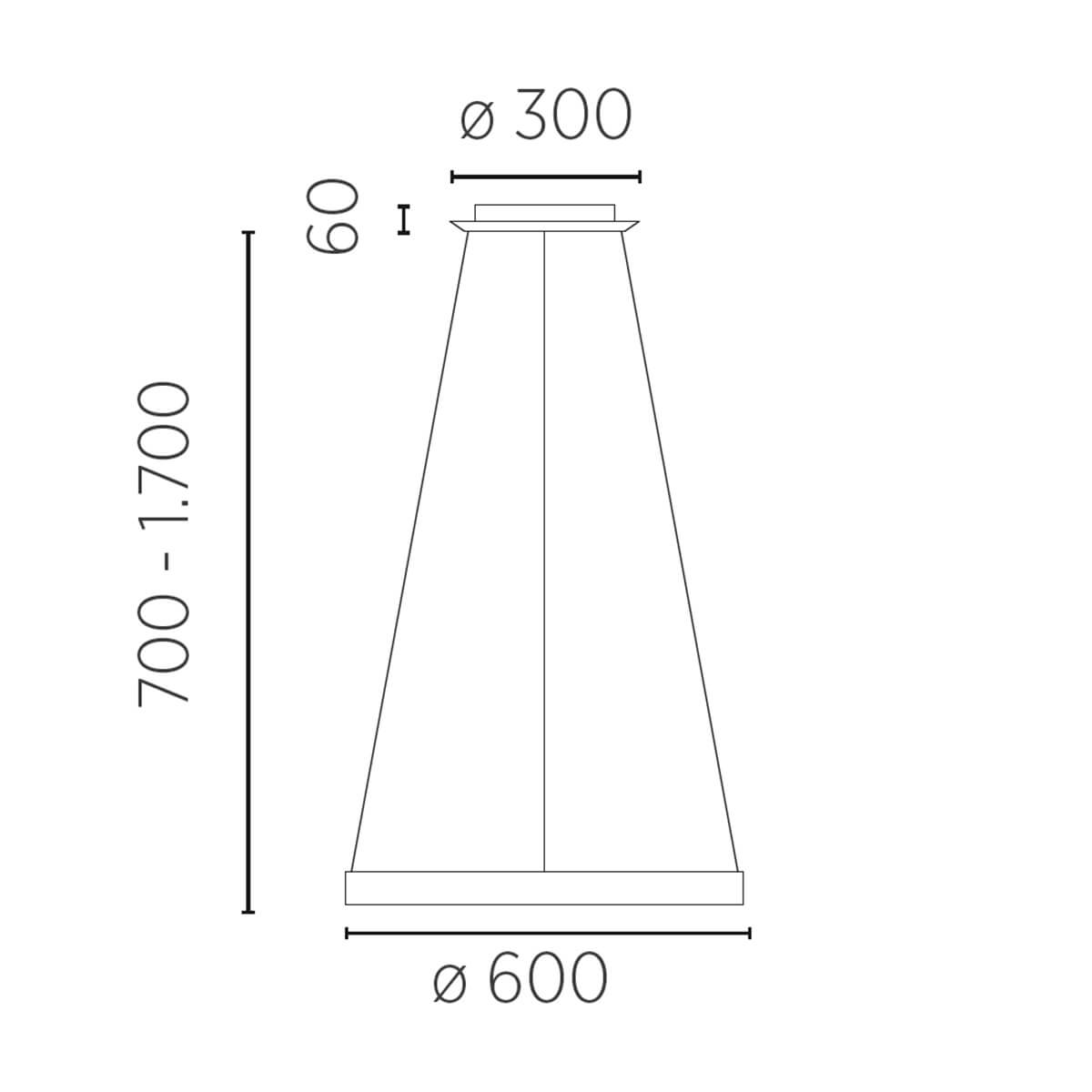 Svea-L60 LED Pendelleuchte