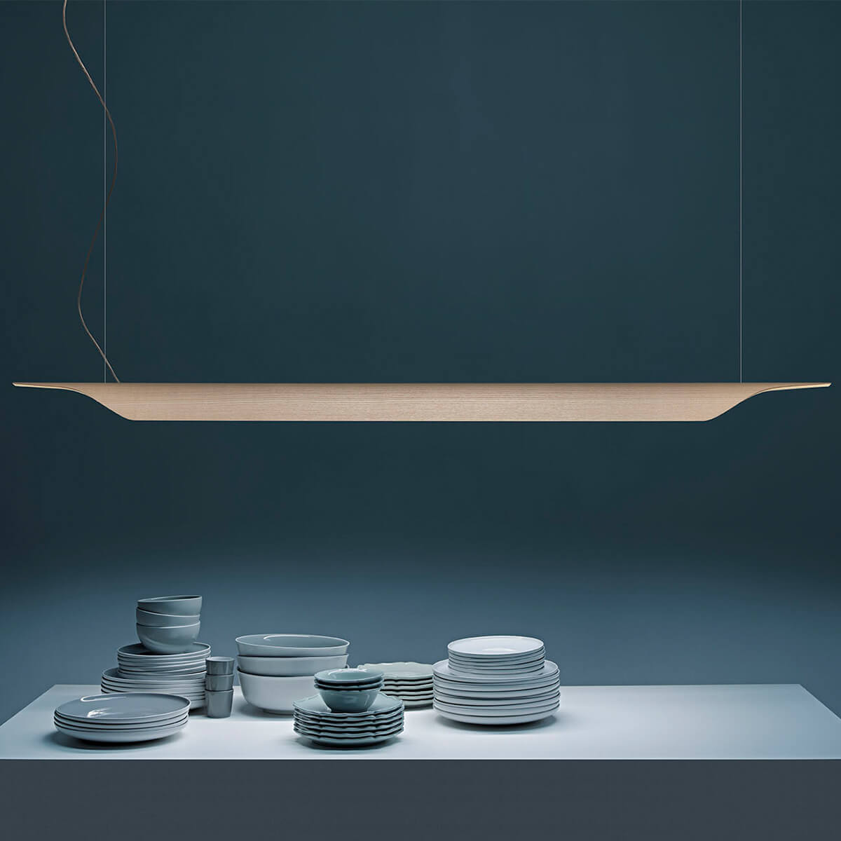 Foscarini Troag Media MyLight LED Sospensione, naturale (natur)