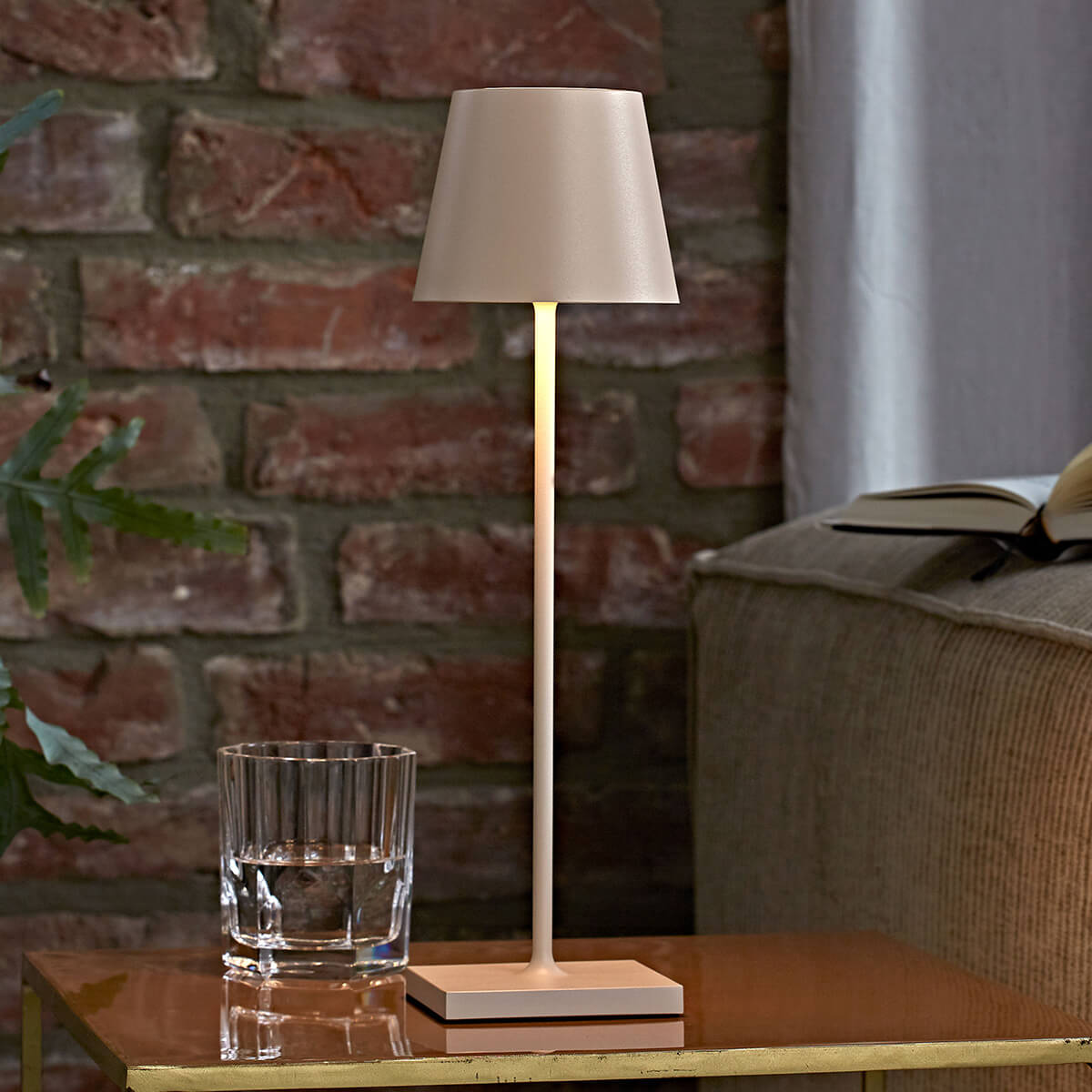 Sigor Nuindie LED Akkuleuchte, Flex-Mood, dünenbeige