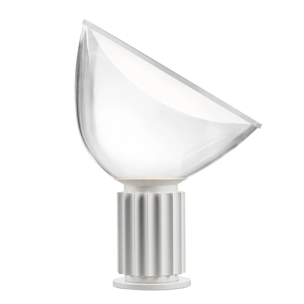 Flos Taccia LED Tischleuchte, weiß matt