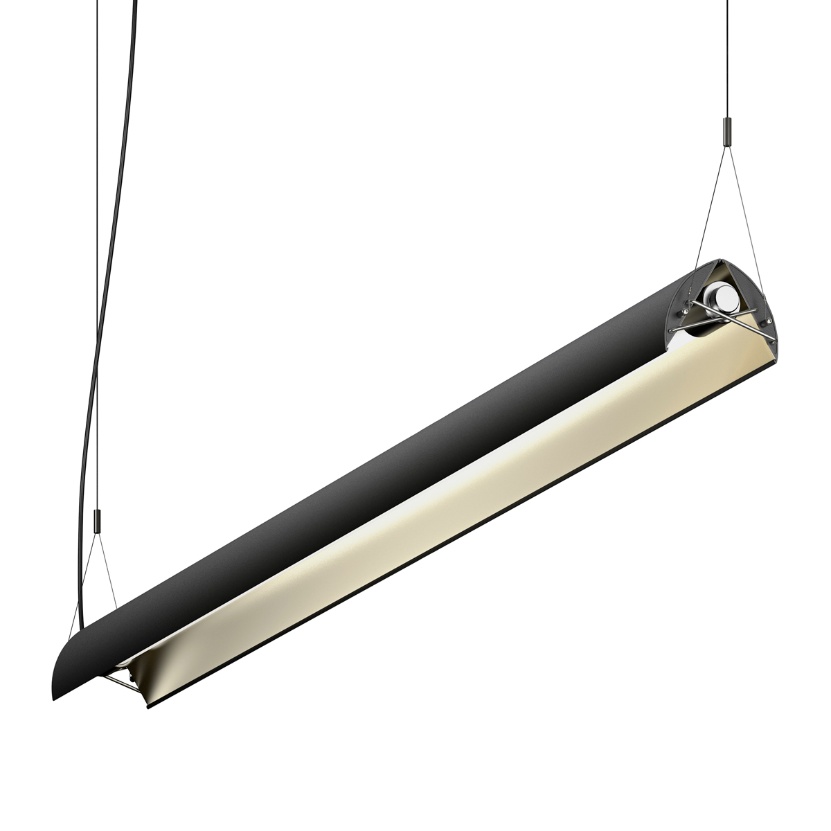 Belux UpDown LED Pendelleuchte 30, schwarz