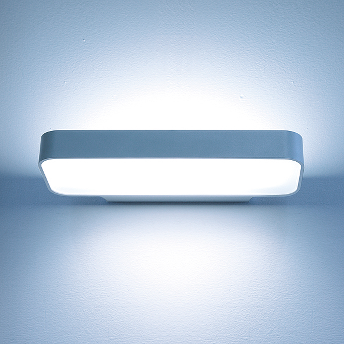 Lightnet Caleo-W3 Wandleuchte, Opal, Silber matt