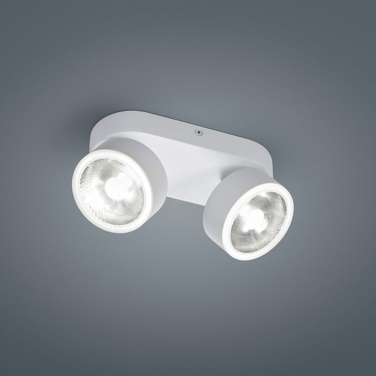Helestra Pax LED Deckenstrahler, 2-flg., weiß matt