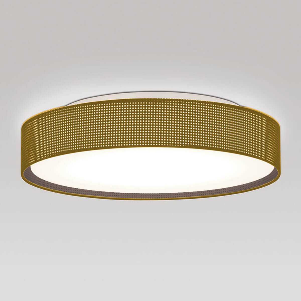Peill+Putzler Varius X Deckenleuchte, Ø: 47 cm, außen: Gold / innen: schwarz