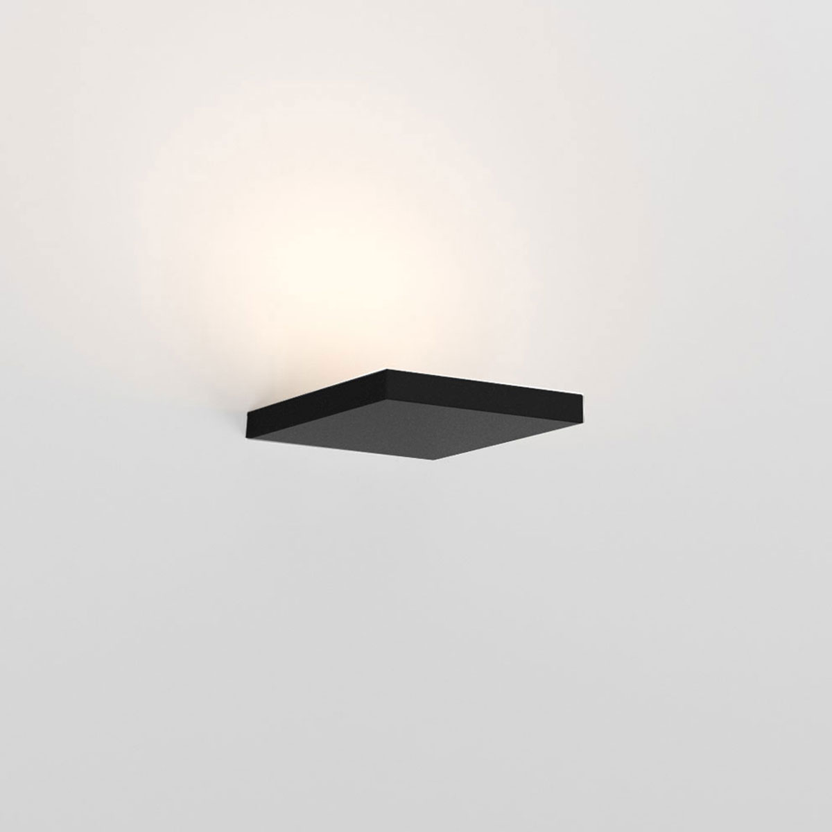 Rotaliana CM2 W1 LED Wandleuchte, schwarz matt