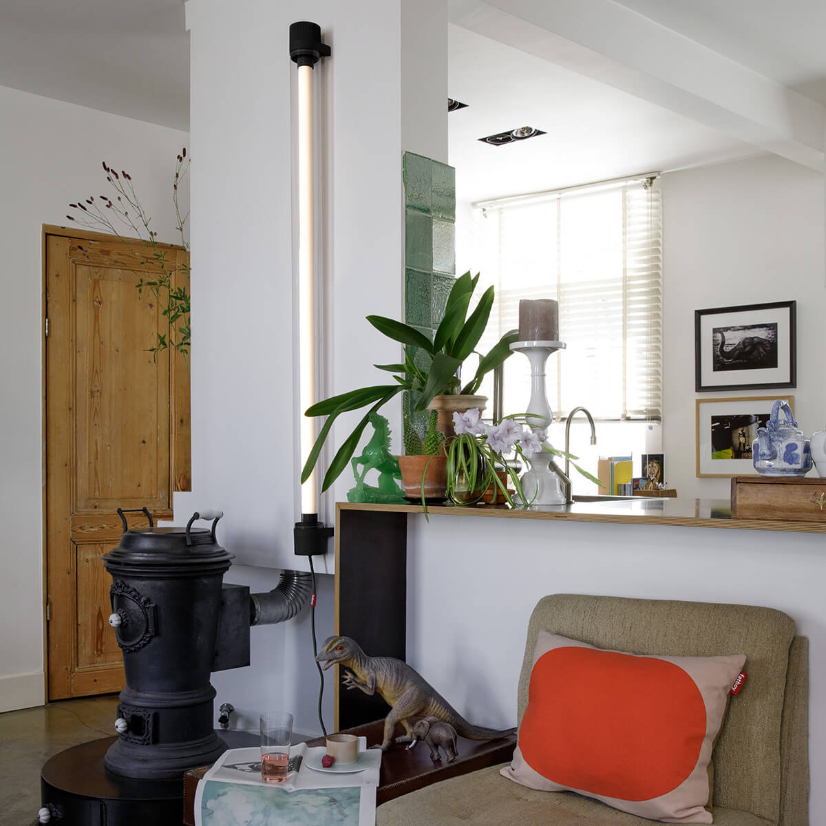 Fatboy Tjoep Large LED Wand- / Pendelleuchte, anthrazit