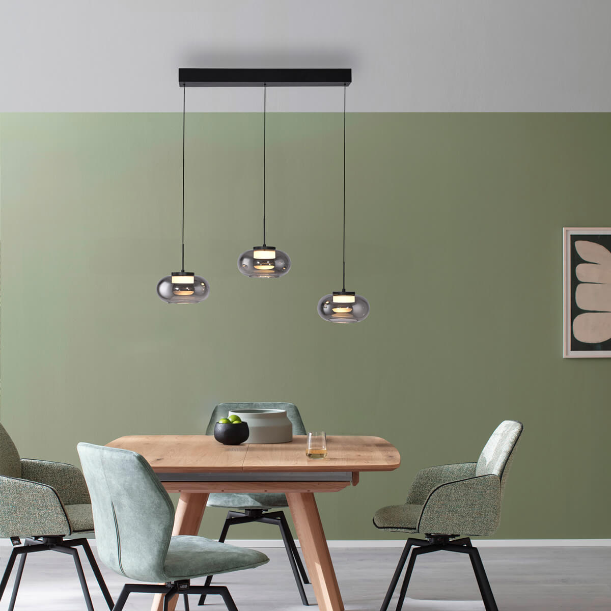 Sia LED Pendelleuchte, 3-flg.