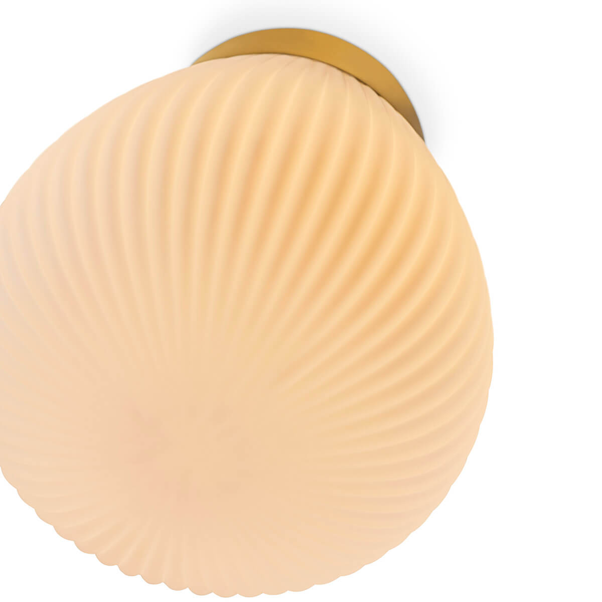 Holtkötter Plissee D Deckenleuchte, Eloxal Messing