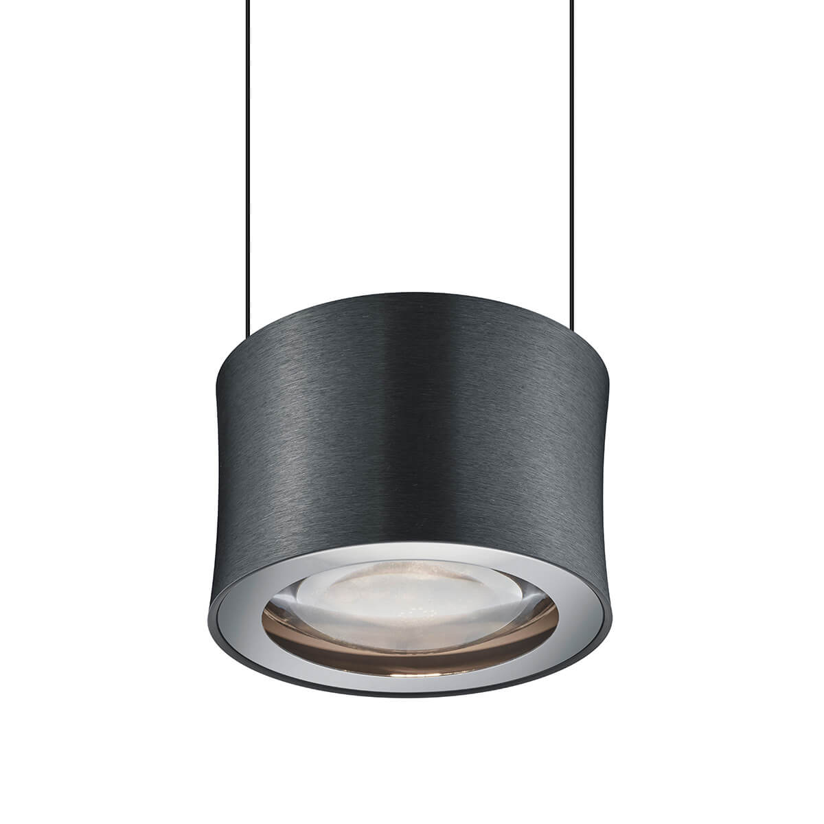 Bankamp Impulse LED Pendelleuchte, 3-flg., anthrazit matt eloxiert