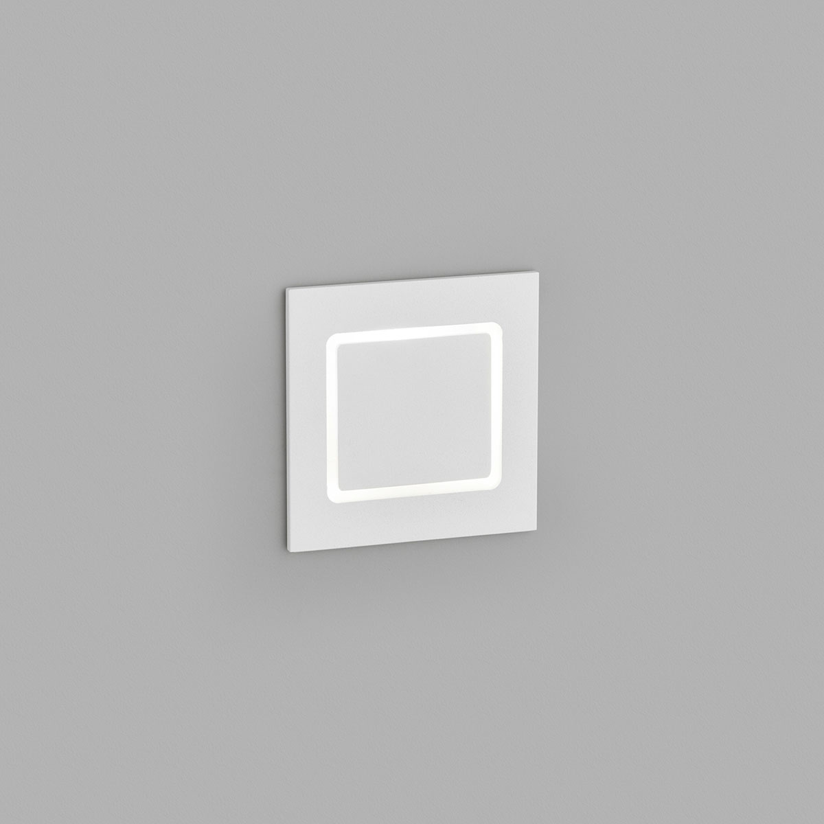 Helestra Sent LED Wandeinbauleuchte, weiß matt