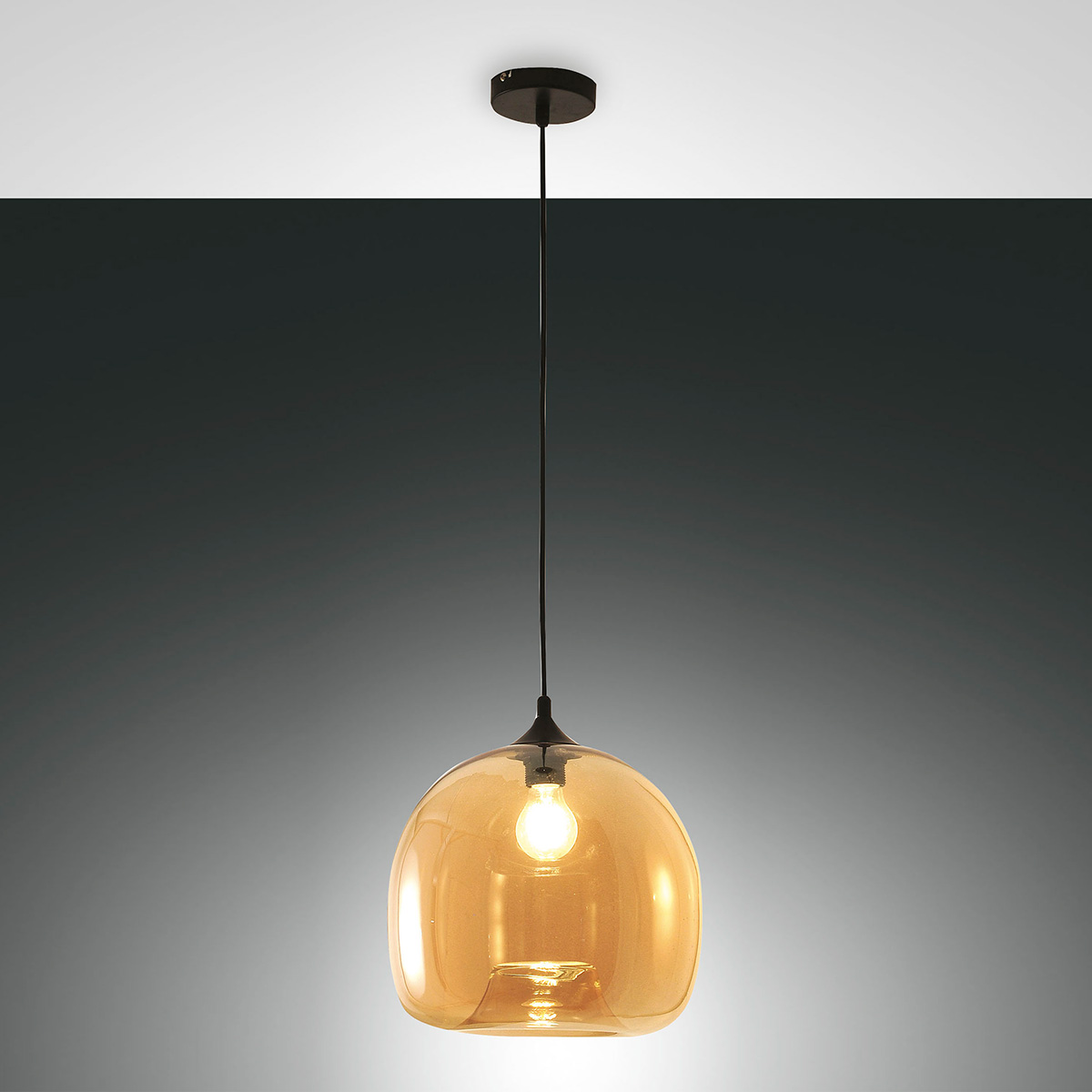 Fabas Luce Maia Pendelleuchte, amber