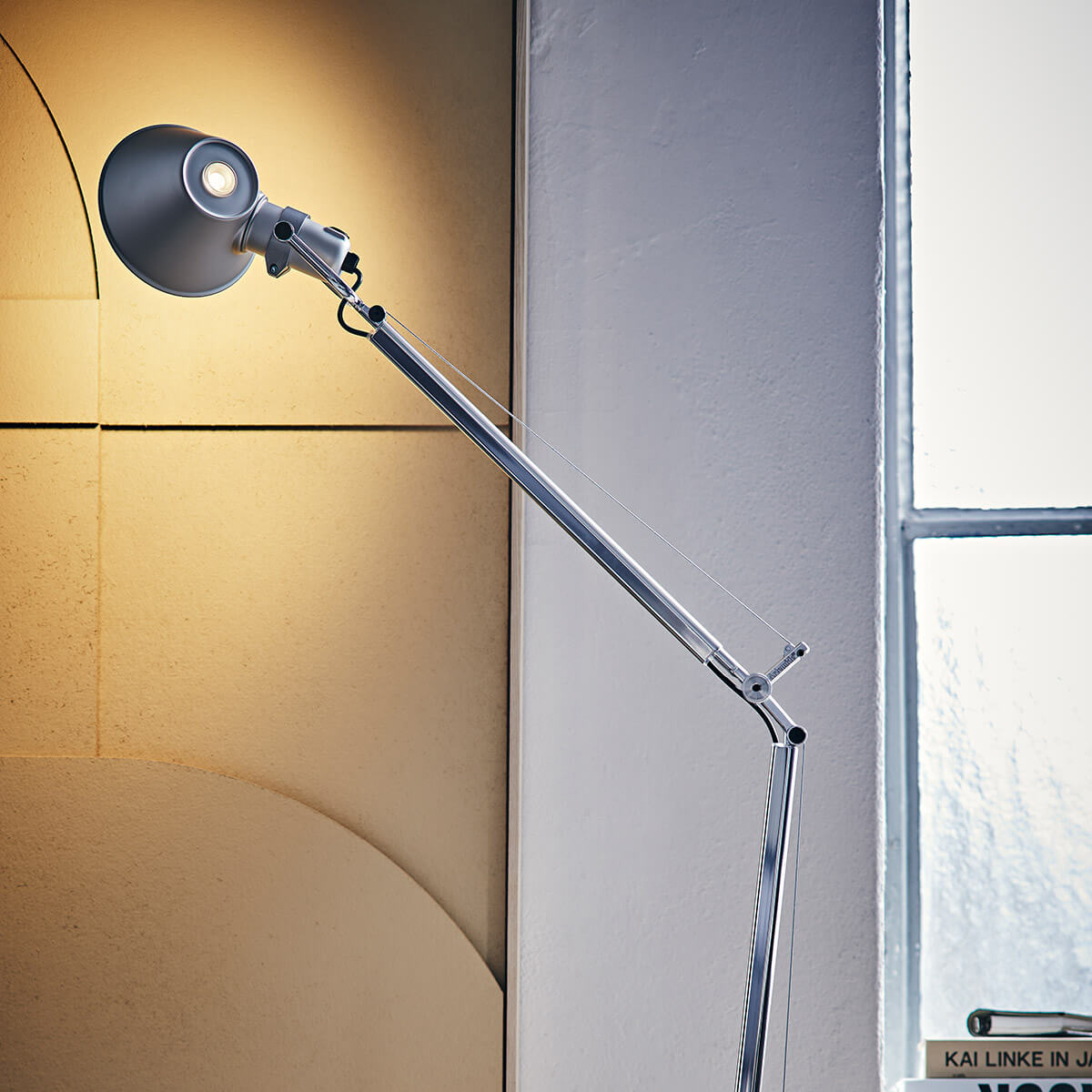 Artemide Tolomeo Tavolo LED Pure Integralis, Aluminium