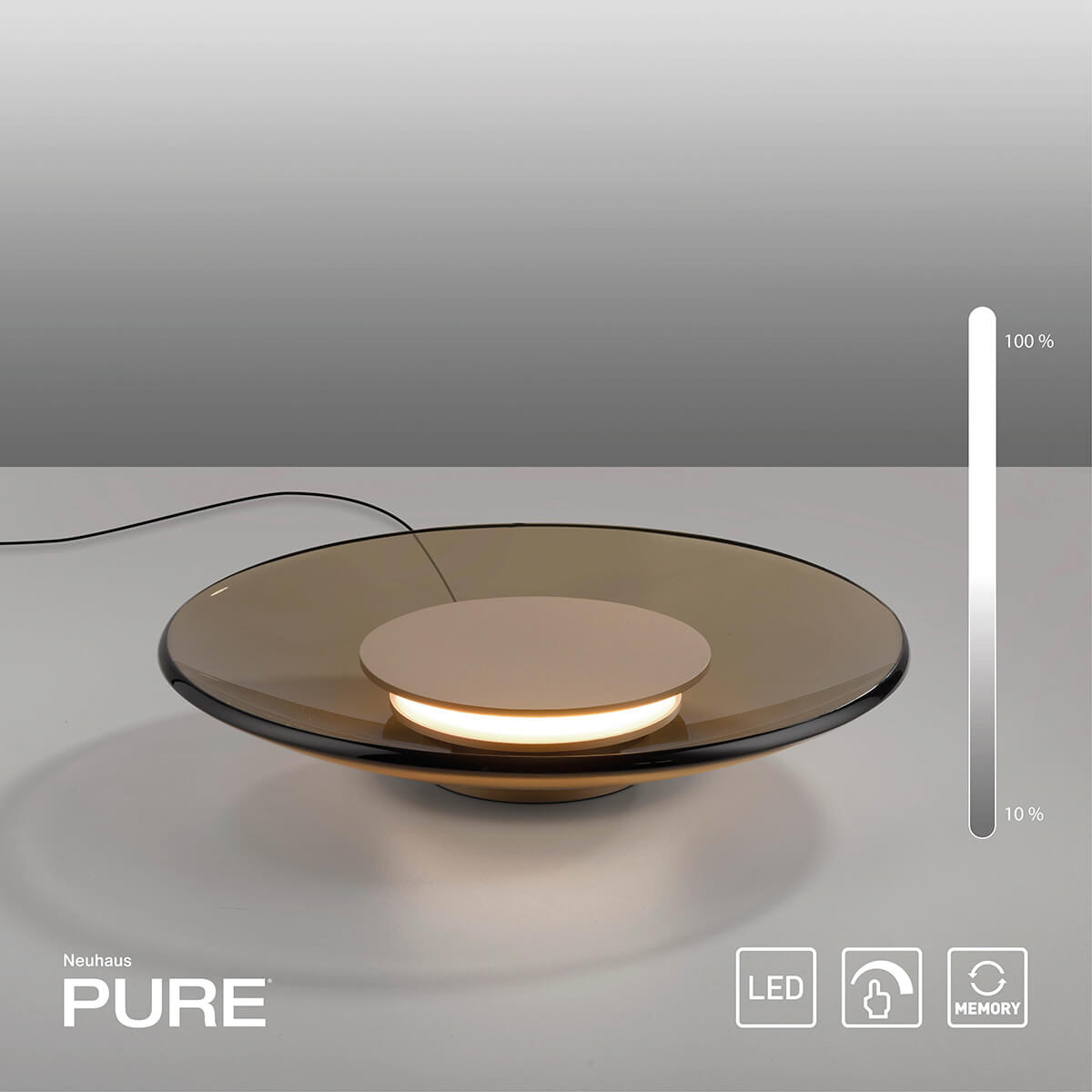 Neuhaus PURE Moon LED Tischleuchte, Bronze