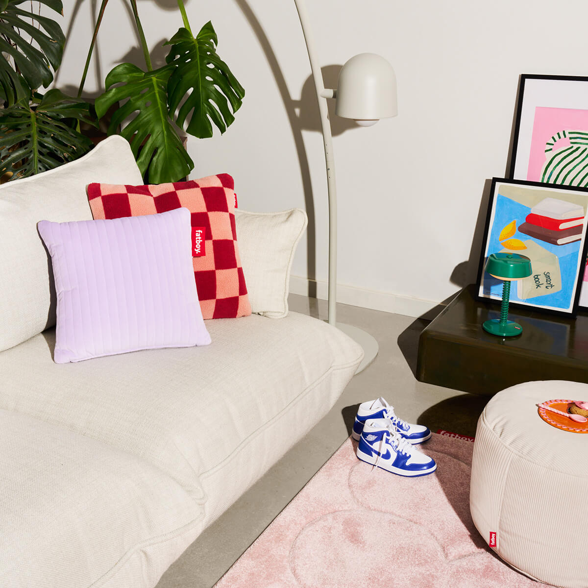 Fatboy Hotspot Pillow Line Velvet Quadro Heizkissen, Lilac (fliederfarben)