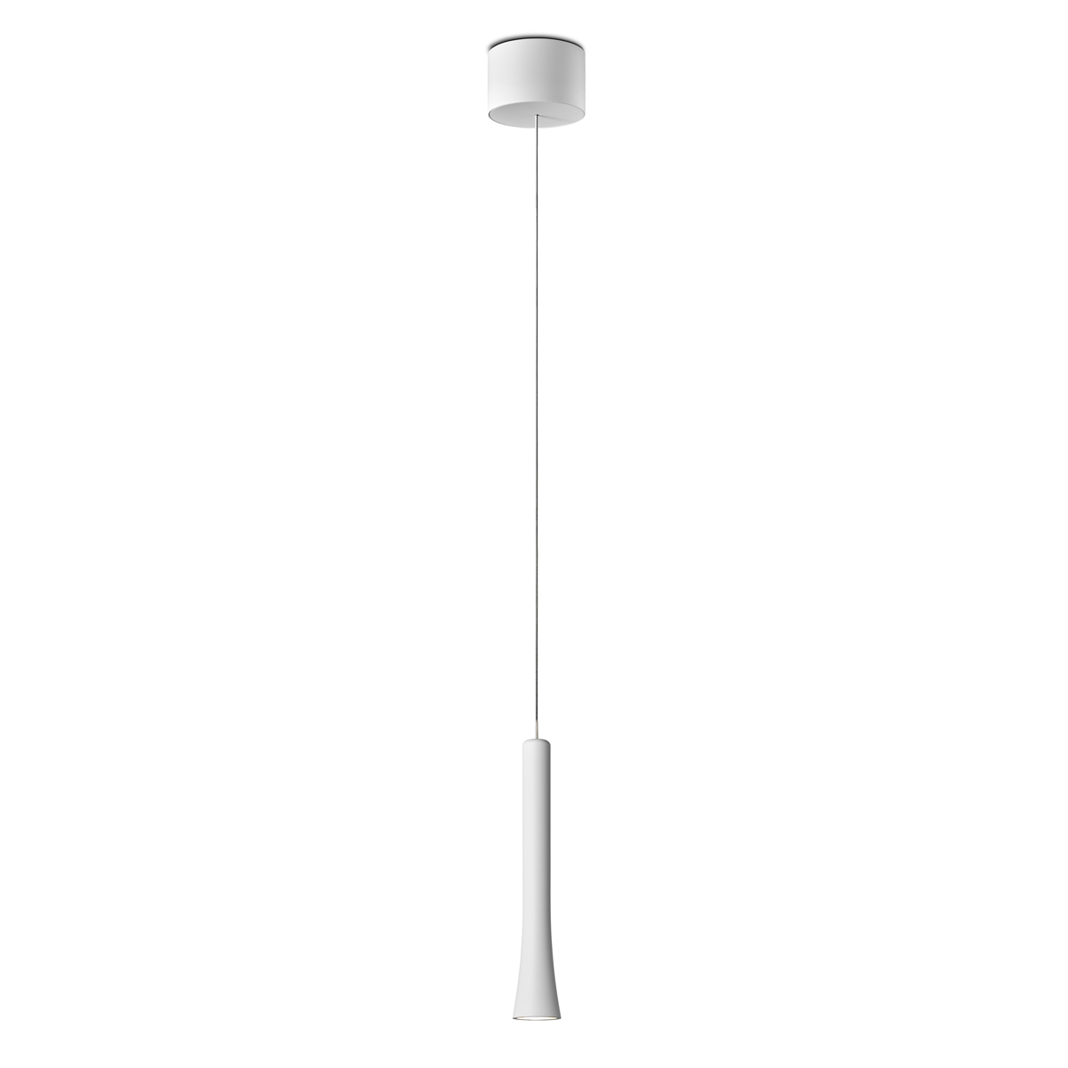 Oligo Rio LED Pendelleuchte, unsichtbare Höhenverstellung, weiß matt, Baldachin: weiß matt