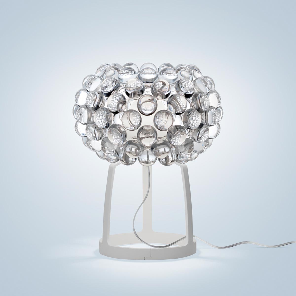 Foscarini Caboche Plus LED Tavolo, transparent