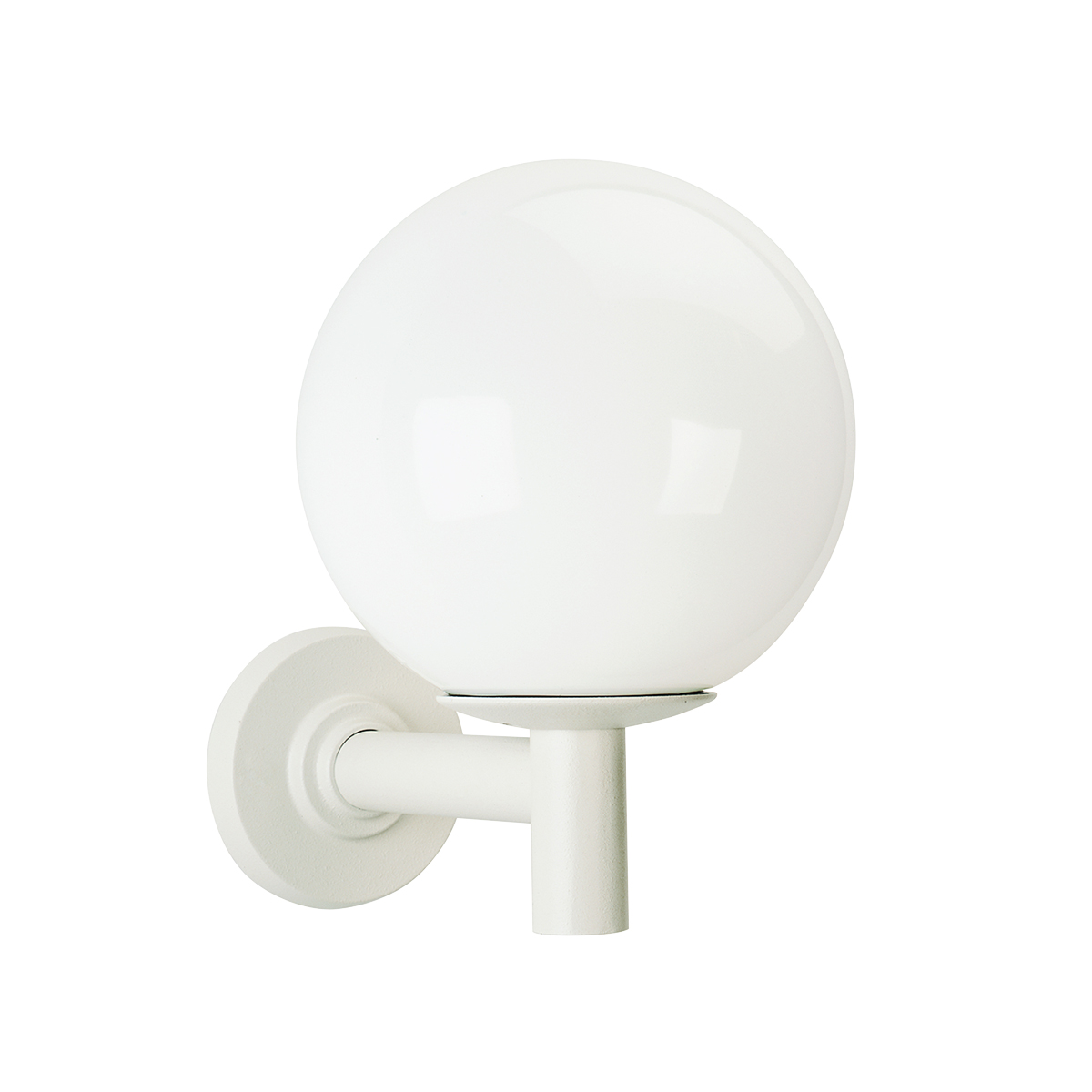 Albert Leuchten 080 Außenwandleuchte, Ø: 50 cm, weiß