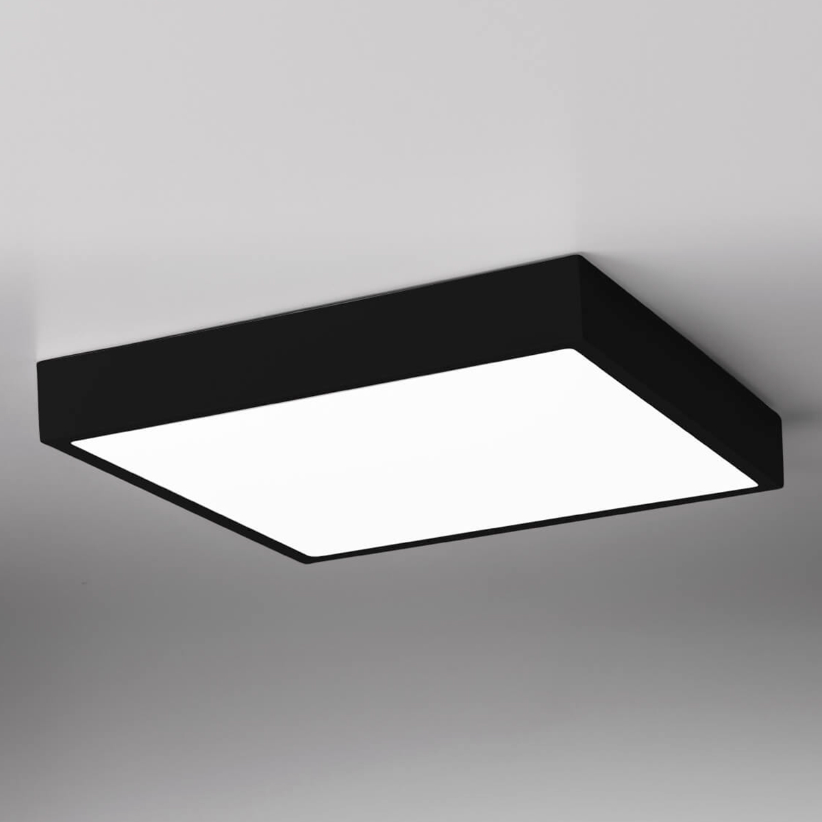 LupiaLicht Venox XXLD LED Deckenleuchte, schwarz