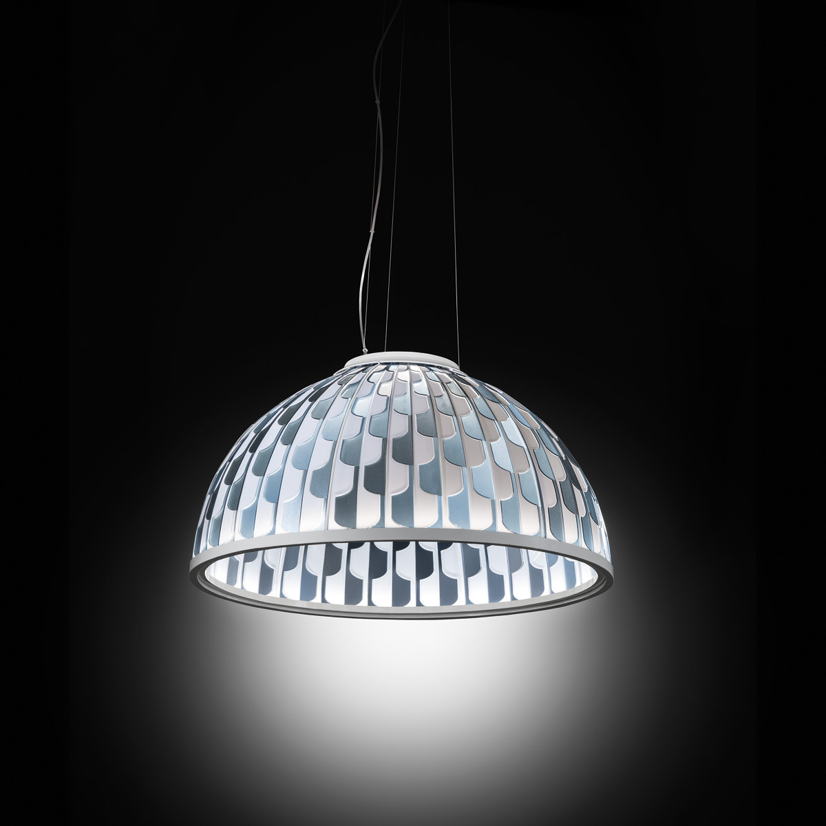 Slamp Dome LED Suspension, blue (blau)