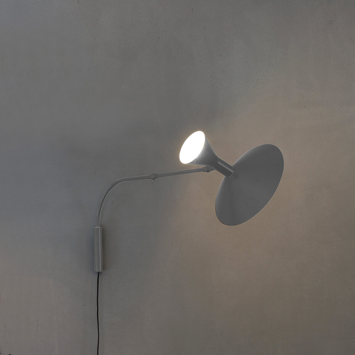 Nemo Mini Lampe de Marseille Parete, grau matt