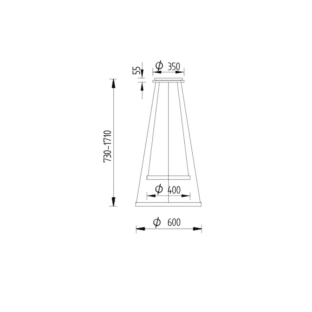 Lora-P LED Pendelleuchte