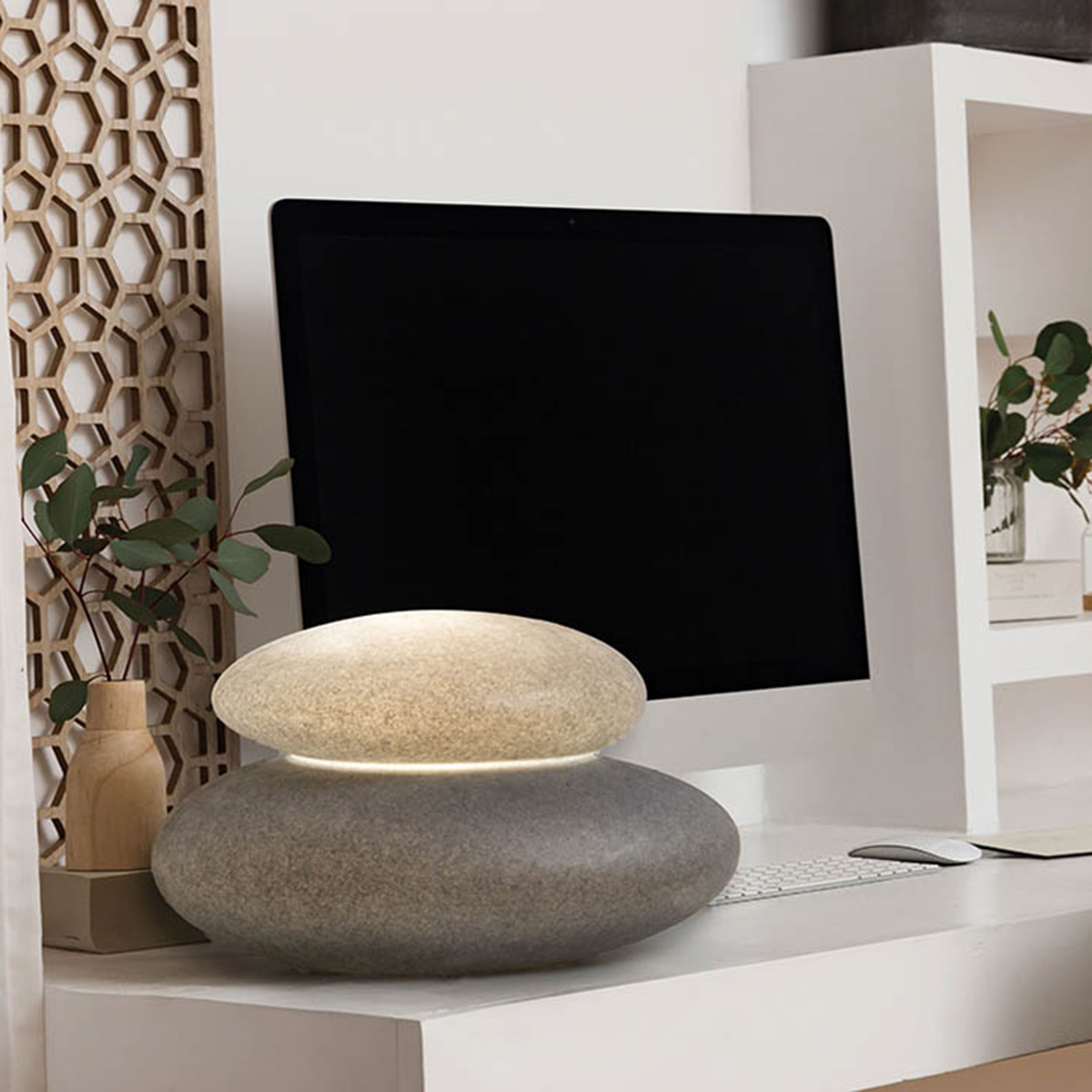 8 seasons design Shining Stone Dekoleuchte, anthrazit