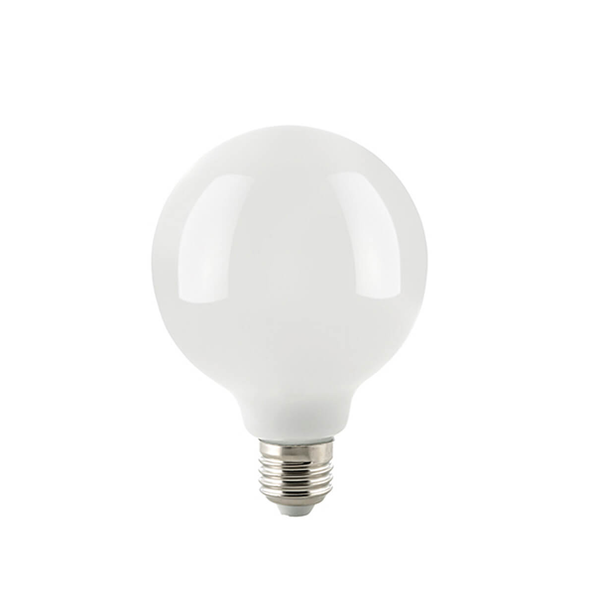 Sigor LED Filament Globelampe E27 opal, 7 W, 2700 K, dimmbar, Ø: 8 cm