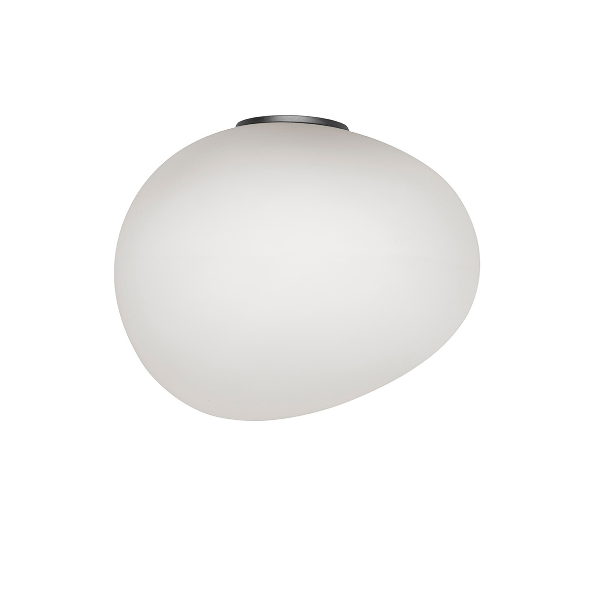 Foscarini Gregg Media Semi 2 Parete, bianco/grafite (weiß/grafit)
