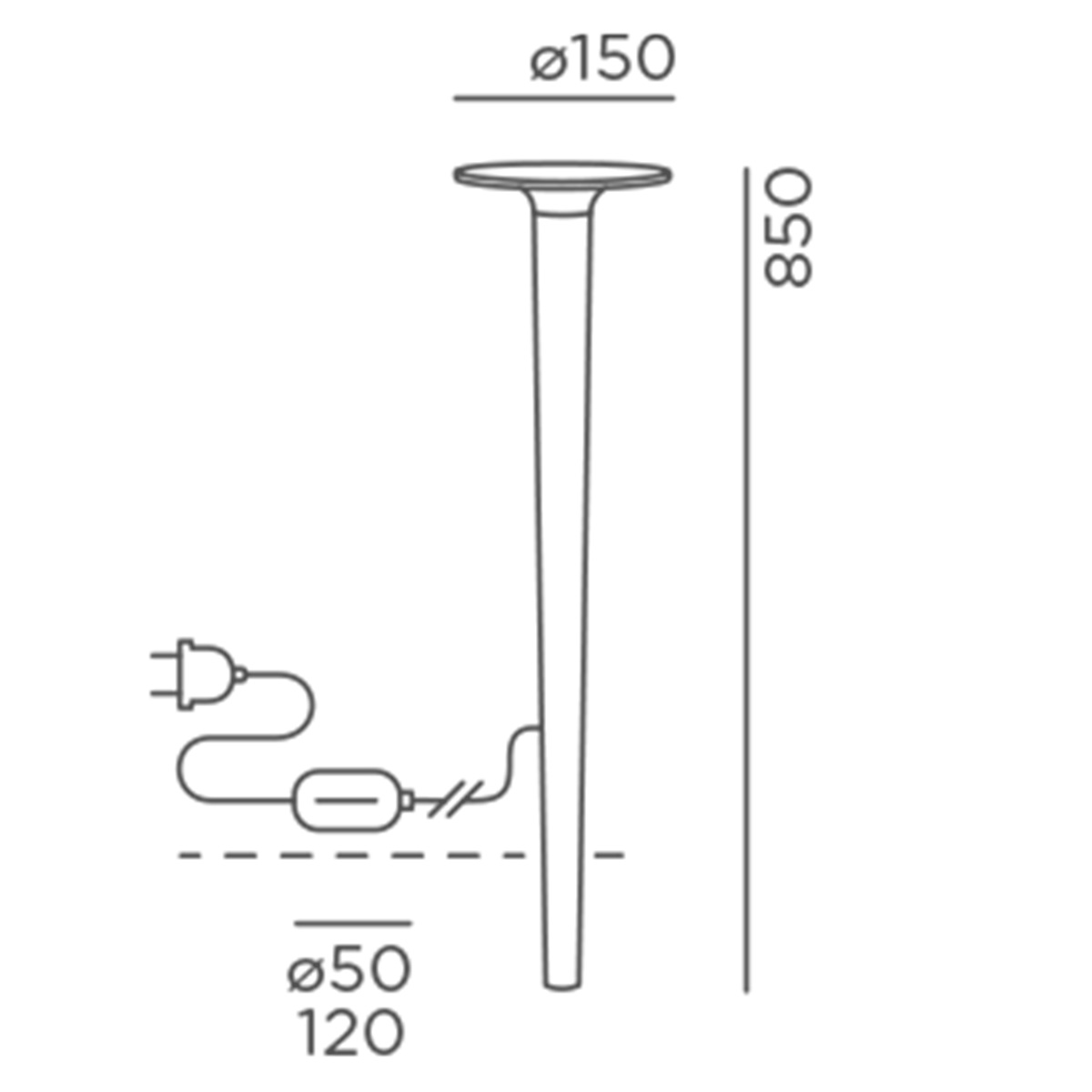 Lix spike plug LED Erdspießleuchte