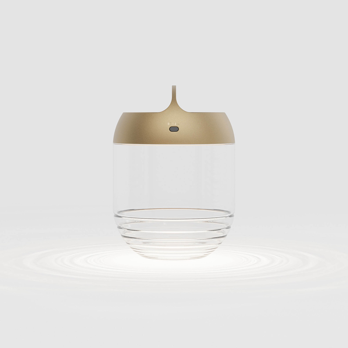 IP44.DE Aqu M LED Solar- / Akkuleuchte, true gold (Gold)
