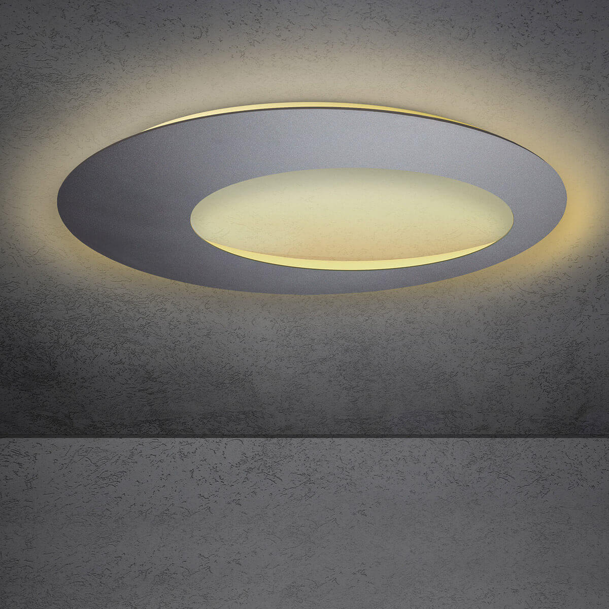 Escale Blade Open LED Wand- / Deckenleuchte, Ø: 95 cm, anthrazit