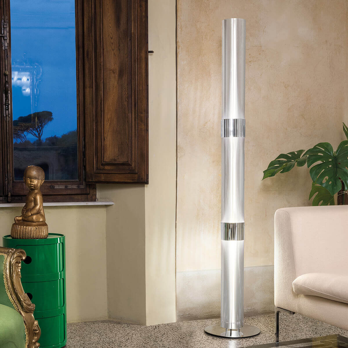 Slamp La Lollo Floor, prisma / Silber