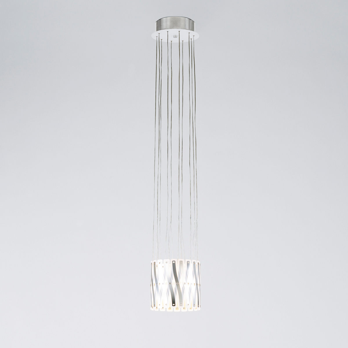 Serien.lighting Zoom Pendelleuchte, 1 Element Ø: 20–130 cm, 20-flg.